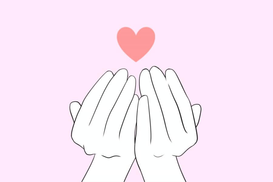 今の自分の心を大切にするイメージ