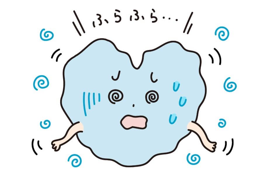 疲れ切った心のイメージ