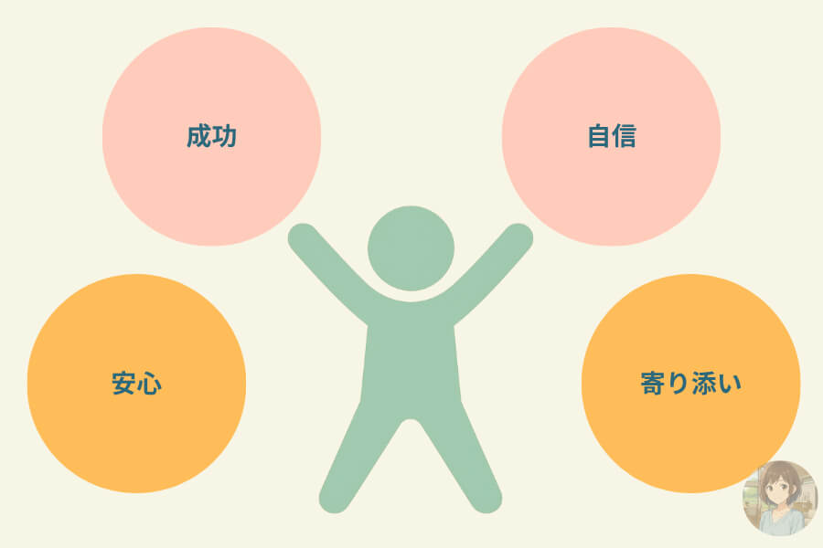 不登校でも発達障害でも関わり方の共通点をわかりやすく示したイメージ図