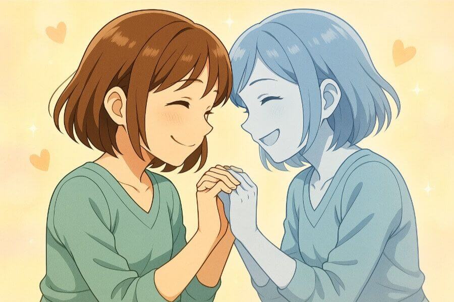 自分を褒めて愛するイメージ